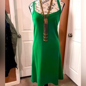 JM Collection Green Tank Dress
